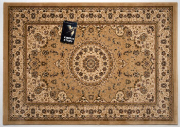 Spoltex, Kusový koberec Salyut beige 1566 A, 120x170, béžová, kancelária