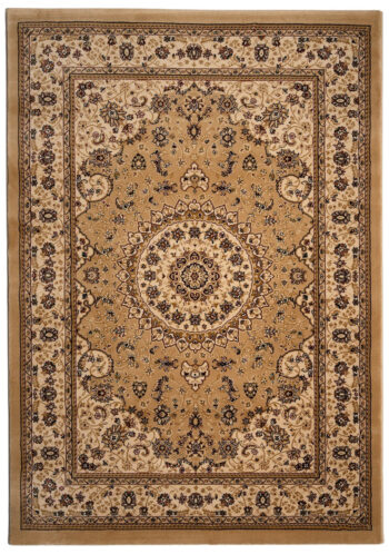 Spoltex, Kusový koberec Salyut beige 1566 A, 120x170, béžová, kancelária