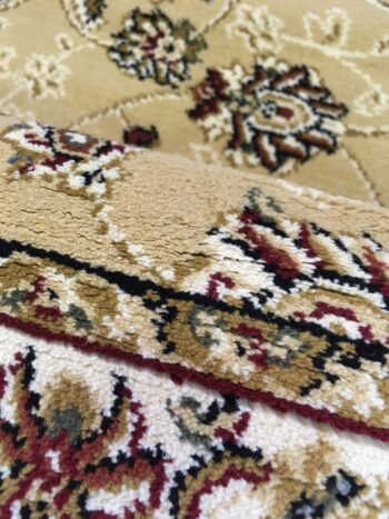 Spoltex, Kusový koberec Salyut beige 1579 B, 80x150, béžová, obývacia izba
