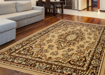 Spoltex, Kusový koberec Samira New Beige 12001-050, 160x225, béžová, chodba / predsieň