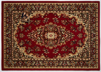 Spoltex, Kusový koberec Samira New Red 12001-011, 80x150, červená, chodba / predsieň