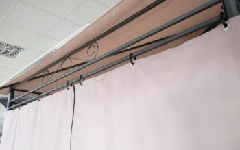 Stabilný záhradný pavilón 3 x 4 m sivá