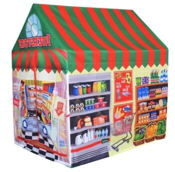 Stan na hranie s dizajnom supermarketu