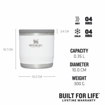 Stanley Termoska Adventure To-Go na jedlo 350 ml Polar biela