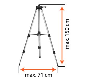 Statív pre laserové zariadenia / nivelak 1,5 m