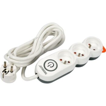 Sthor TO-72350 prodlužovací kabel, 3 zásuvky, 3 m