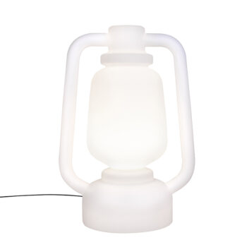 Stojaca lampa biela 110 cm IP44 - Storm Extra Large