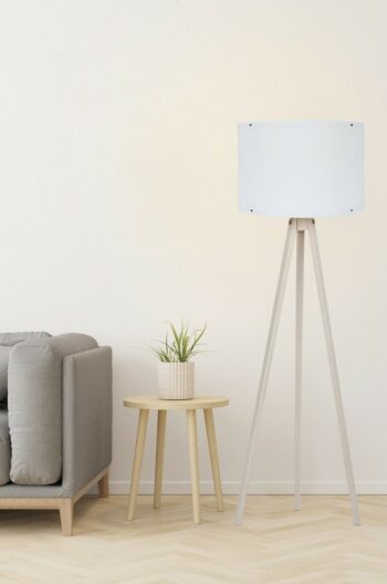 Stojacia lampa Tripod White Cream 132