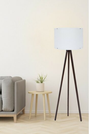 Stojacia lampa Tripod White Walnut 128