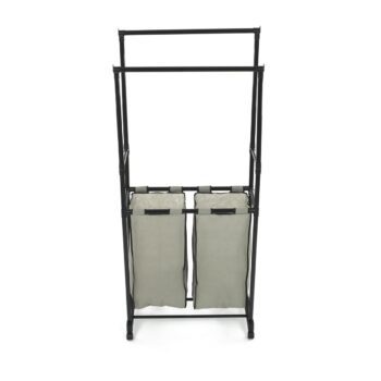 Stojan s úložným priestorom GD-176 BK, plast,čierna