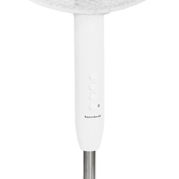Stojanový ventilátor 5 lopatkový - biely 45 W