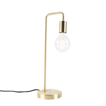 Stolná lampa v štýle Art Deco mosadz - Facil