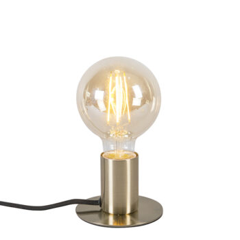 Stolná lampa v štýle Art Deco zlatá - Facil
