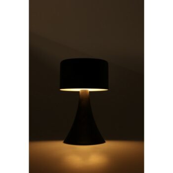 Stolná prenosná kovová LED lampa Hatford, 12 x 21 cm
