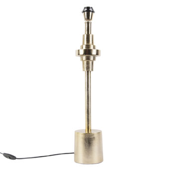 Stolová lampa v štýle Art Deco zlatá bez tienidla - Diverso