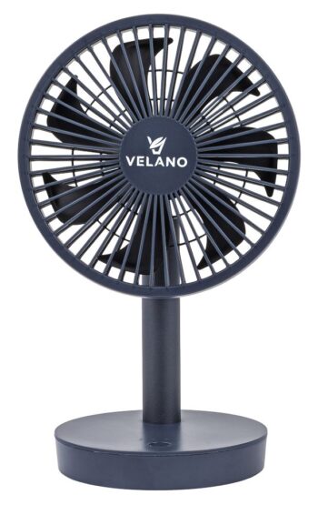Stolový ventilátor Velano VELWEBS0018 nabíjanie cez USB-C