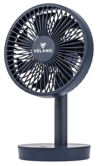 Stolový ventilátor Velano VELWEBS0018 nabíjanie cez USB-C
