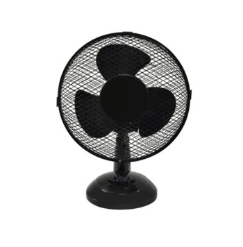 Stolový ventilátor s výkonom 25W čierna