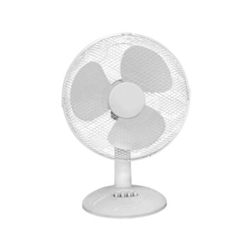 Stolový ventilátor s výkonom 40W biela