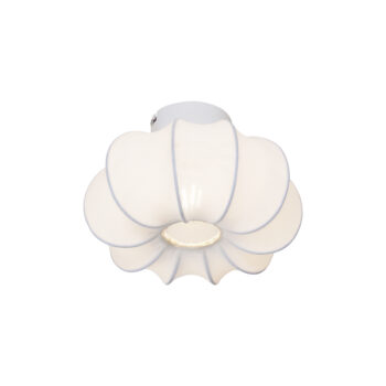 Stropná Lampa Japandi Biela 27cm - Plu Asyesha