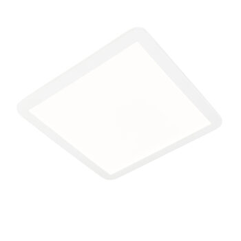 Stropné svietidlo biele 40 cm štvorcové vrátane LED 3-stupňový stmievač IP44 - Steve