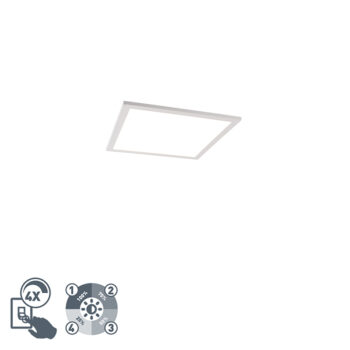 Stropné svietidlo biele 40 cm vrátane LED 4-stupňové stmievateľné - Liv