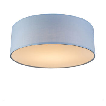 Stropné svietidlo modré 30 cm vrátane LED - Drum LED