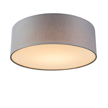 Stropné svietidlo sivé 30 cm vrátane LED - Drum LED