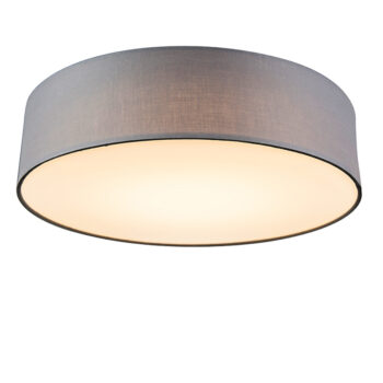 Stropné svietidlo sivé 40 cm vrátane LED - Drum LED