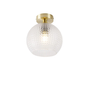 Stropné svietidlo v štýle Art Deco mosadz - Sphere