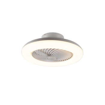 Stropný ventilátor biely 55,5 cm vrátane LED stmievateľný s diaľkovým ovládaním - Clima
