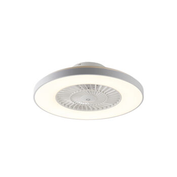 Stropný ventilátor biely s hviezdnym efektom 60 cm vrátane LED stmievateľný s diaľkovým ovládaním - Climo