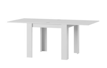 Štvorcový jedálenský stôl SATUR 40 v obľúbenom farebnom prevedení biela. Nerozložený stôl má rozmery v/š/h 76/90/90 cm štvorcového tvaru. Po rozložení je v tvare obdĺžnika s rozmermi š/h 180x90 cm. Pracovná doska stola je vyrobená z kvalitnej LTD dosky a je opatrená ABS páskou. Nohy sú vyrobené z odolnej MDF dosky.Stôl je určený pre cca 4 - 6 osôb. V ponuke aj v ďalších farbách.VIDEO s detailným zobrazením rozloženia jedálenského stolu Satur si môžete pozrieť TU.Dodávame v demontovanom stave. Záručná doba 24 mesiacov.