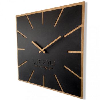 Štýlové drevené nástenné hodiny 60 cm