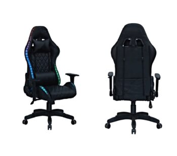 Štýlové ergonomické herné kreslo s LED osvetlením