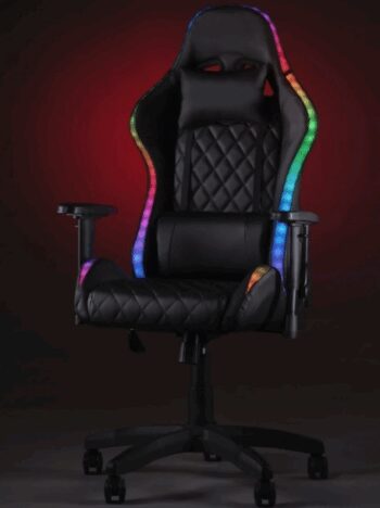 Štýlové ergonomické herné kreslo s LED osvetlením
