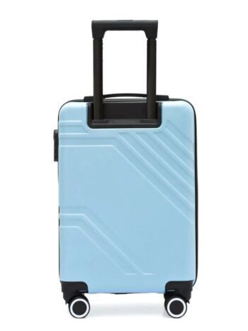 Štýlový cestovný kufor s TSA zámkom 56 cm 4 kolieska mätová