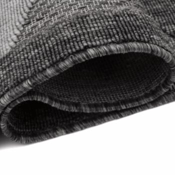 Štýlový sivý koberec s 3D efektom CANSAS Šírka: 80 cm | Dĺžka: 200 cm