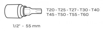 Súprava bitov Torx 9 ks 08-707 NEO