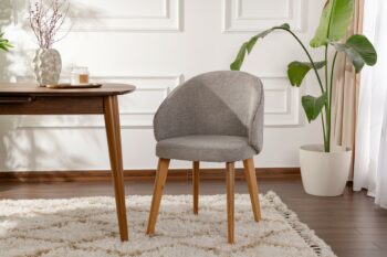 Súprava jedálenských stoličiek Bentley Grey and Light Oak, 2 ks