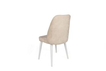 Súprava jedálenských stoličiek Dallas Beige and White, 4 ks