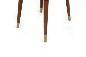 Súprava jedálenských stoličiek Hugo Beige and Walnut, 4 ks