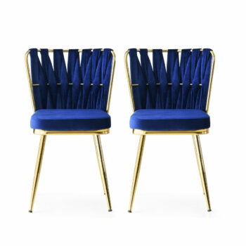 Súprava jedálenských stoličiek Kusakli Navy Blue, 2 ks, 2 ks