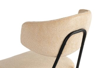 Súprava jedálenských stoličiek Nancy Beige and Black, 2 ks