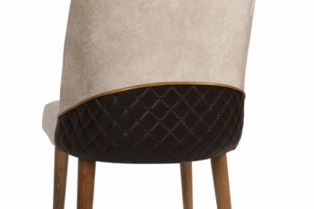 Súprava jedálenských stoličiek Nova Cream and Walnut, 2 ks, 2 ks