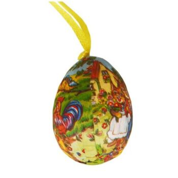 Súprava veľkonočných vajíčok s obrázkom v. 4 cm, 12 ks v balení