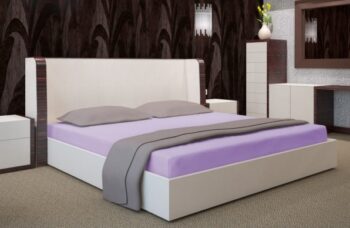 Svetlofialové plachty na postele Šírka: 140 cm | Dĺžka: 200 cm