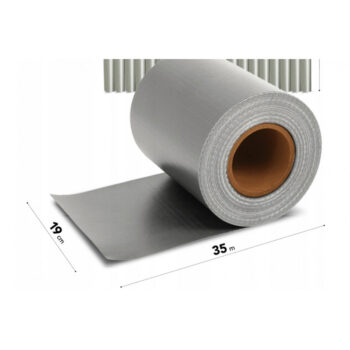 Svetlosivá plotová páska s rozmermi 19 cm x 35 m -  1ks