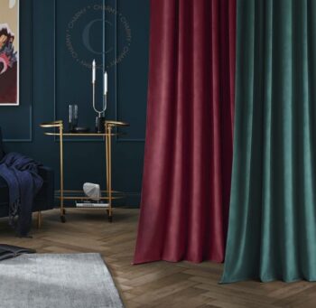 Svetlosivý velúrový záves 140x250 cm