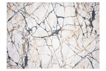 Svetlý trendový koberec s mramorovým vzorom Šírka: 80 cm | Dĺžka: 150 cm